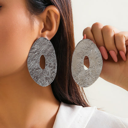 Simplistic Bold Wafer Earrings