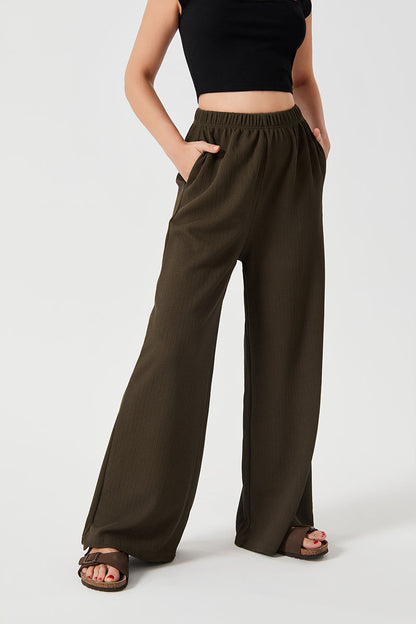 Loose Fit Wide Trousers