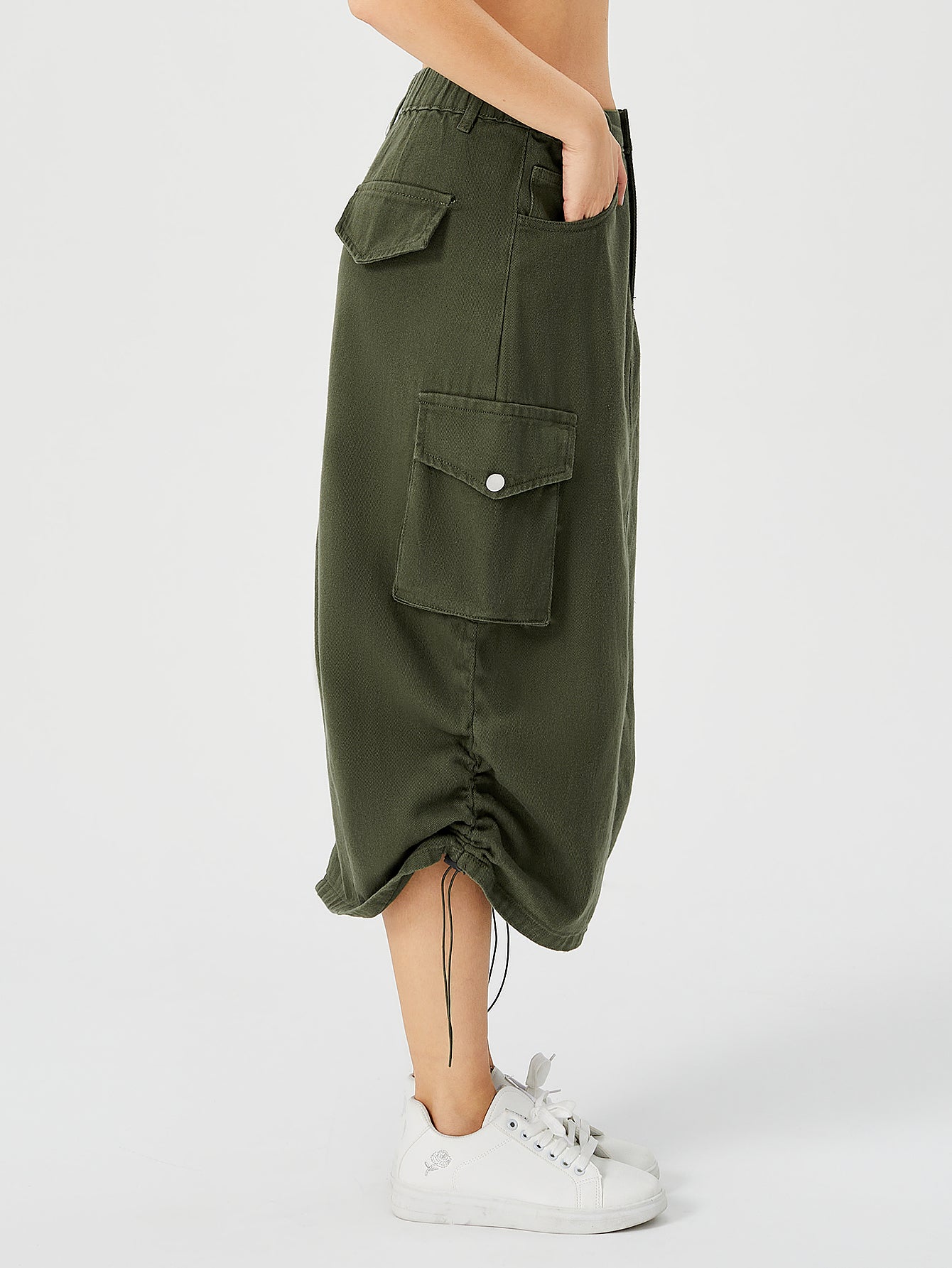 Cargo Long Skirt