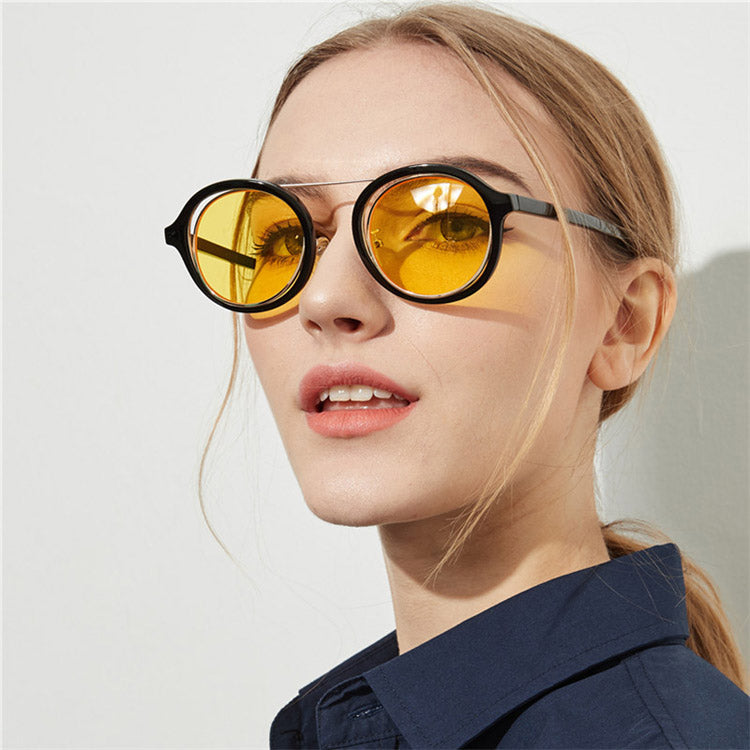 Peekaboo classic vintage round sunglasses