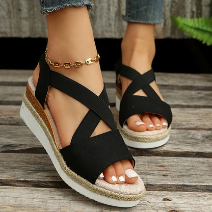 Strappy Summit Gladiator Platforms