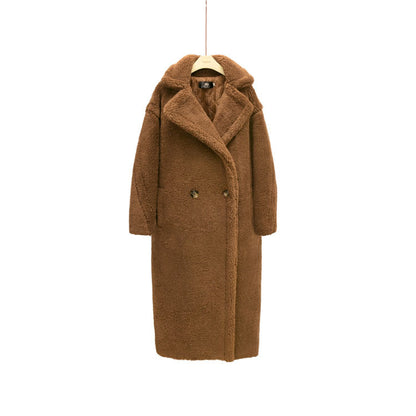 Plush Long Lamb Coat