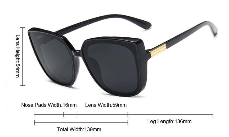 Fashion Square Retro Sunglasses