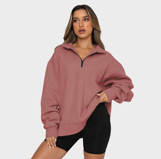 Chill Zip Collar Sweatshirt