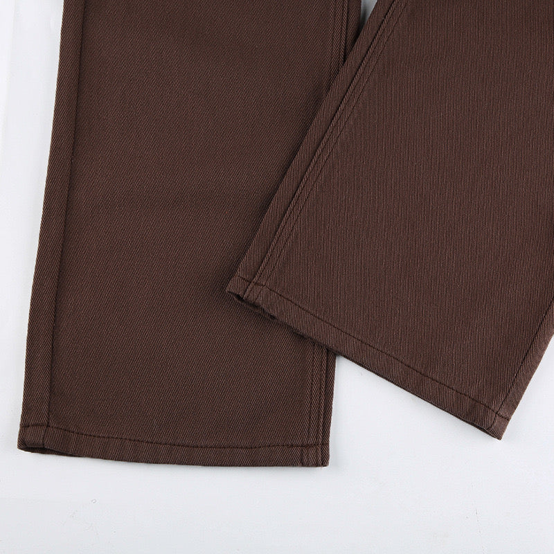 Vintage Vibe Brown Denim