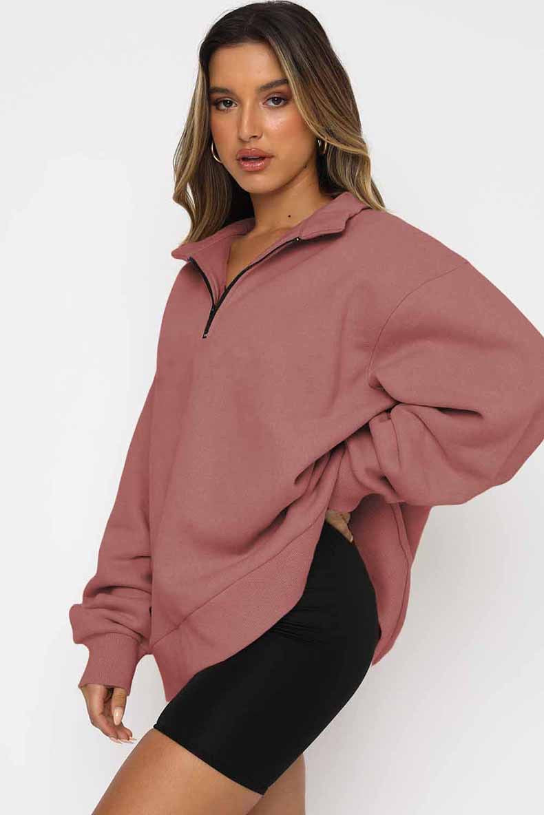 Chill Zip Collar Sweatshirt