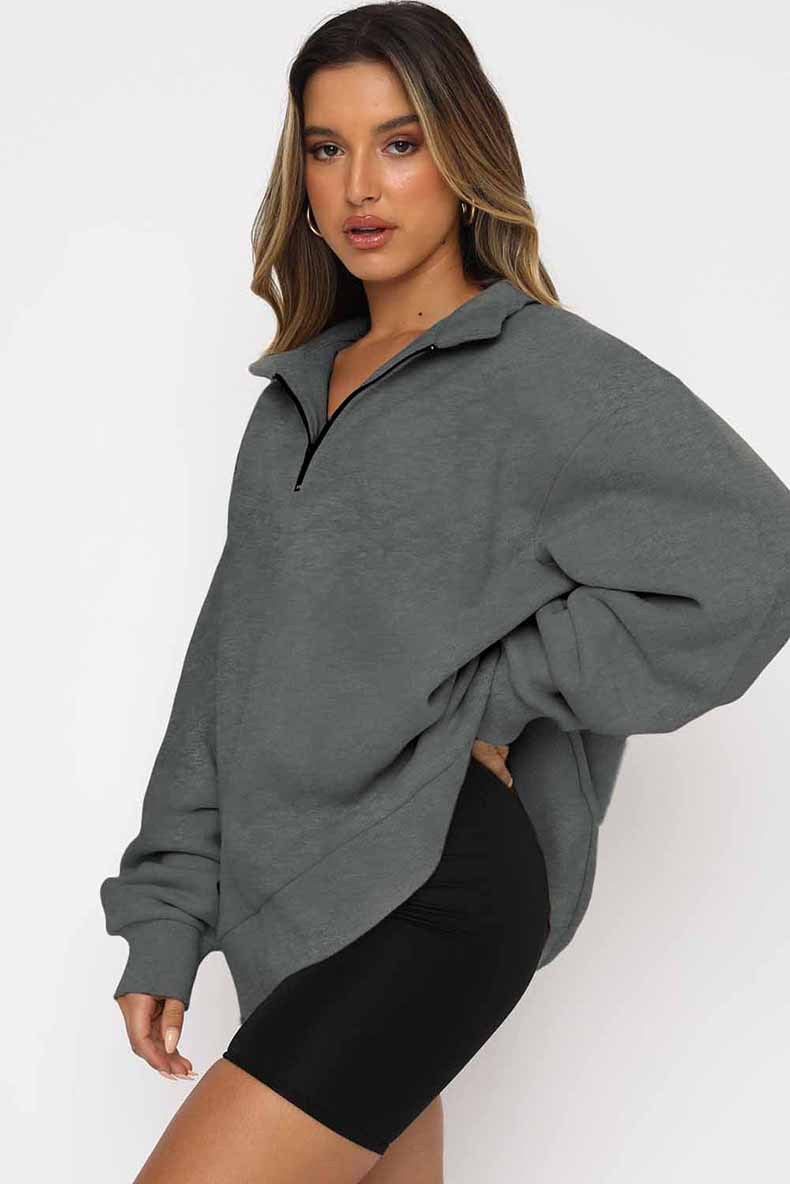 Chill Zip Collar Sweatshirt