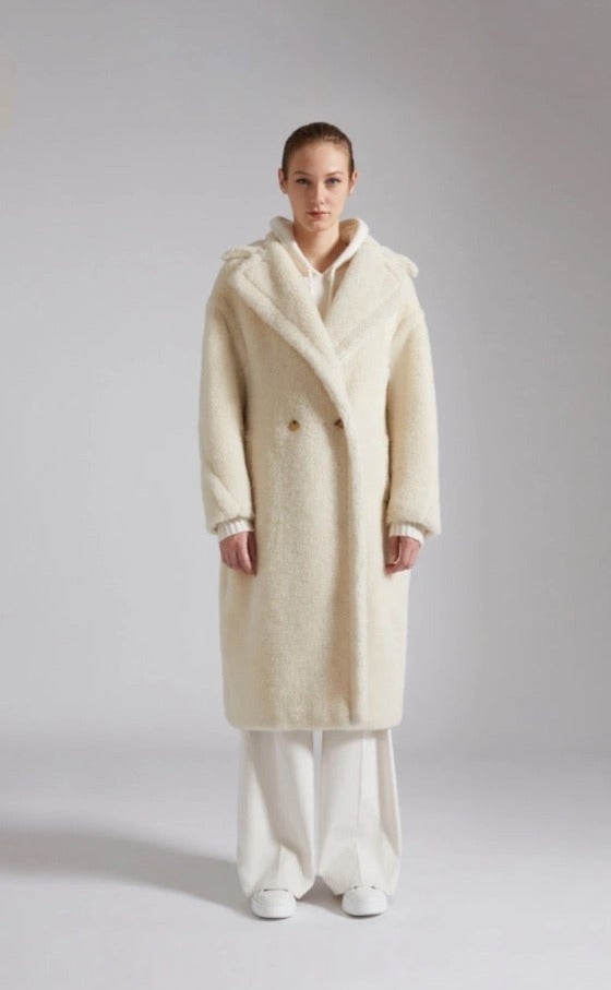 Plush Long Lamb Coat