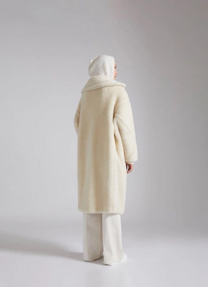 Plush Long Lamb Coat