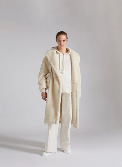 Plush Long Lamb Coat