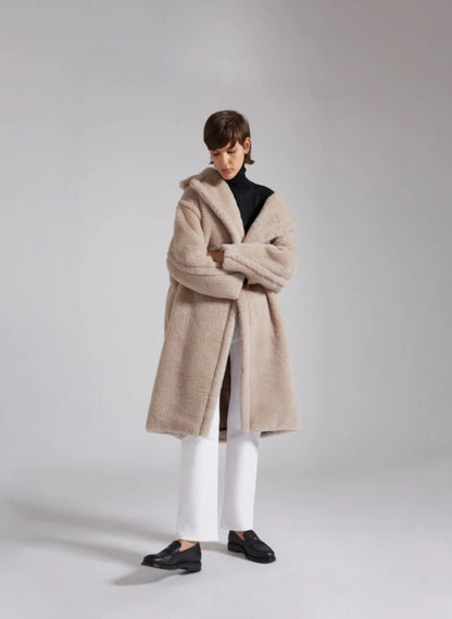 Plush Long Lamb Coat