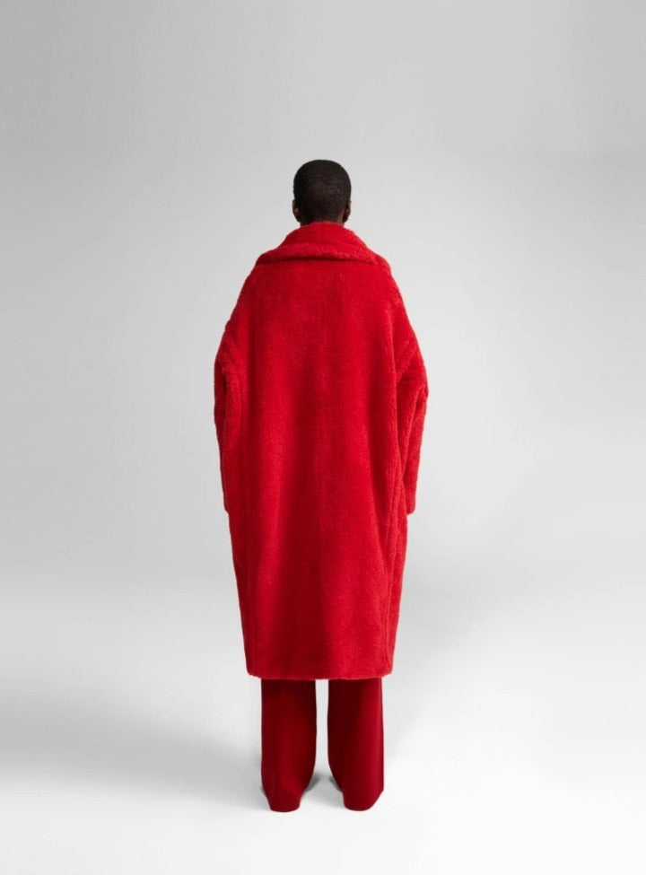 Plush Long Lamb Coat