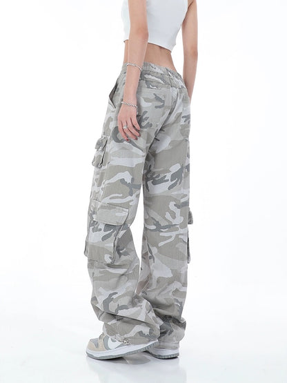 High-Waist Wide-Leg Cargo Pants