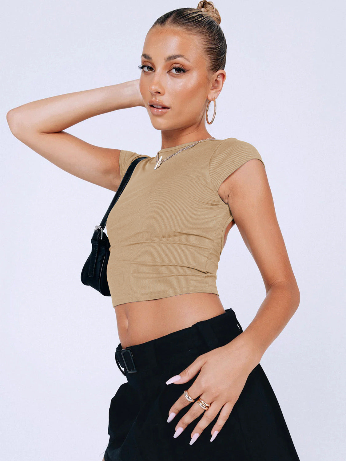 Summer Glow Crop Shirt