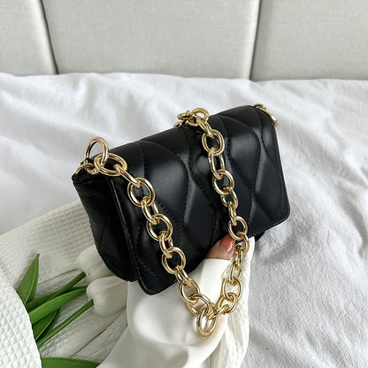 Vibrant Rhombus Chain Mini Satchel