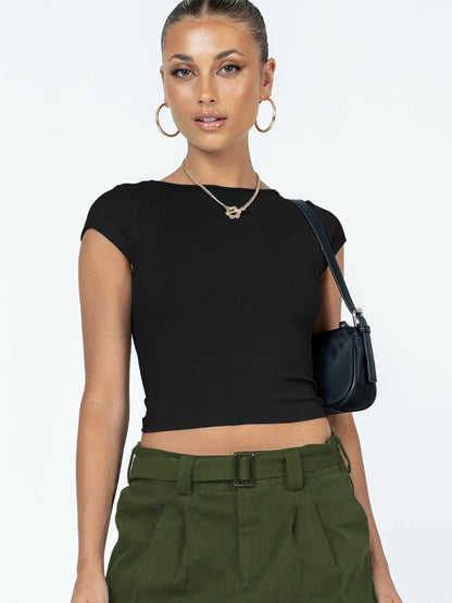 Summer Glow Crop Shirt