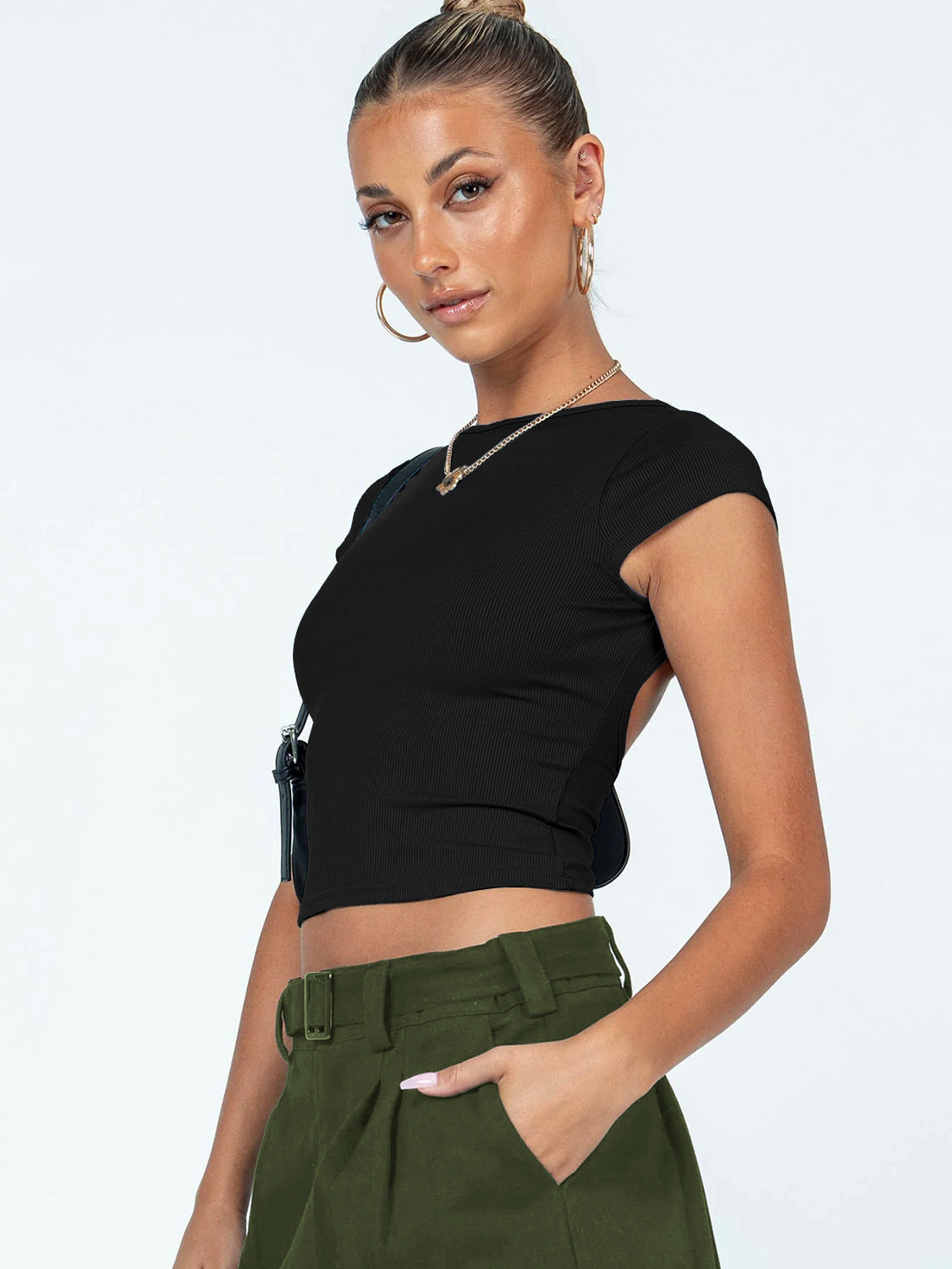 Summer Glow Crop Shirt