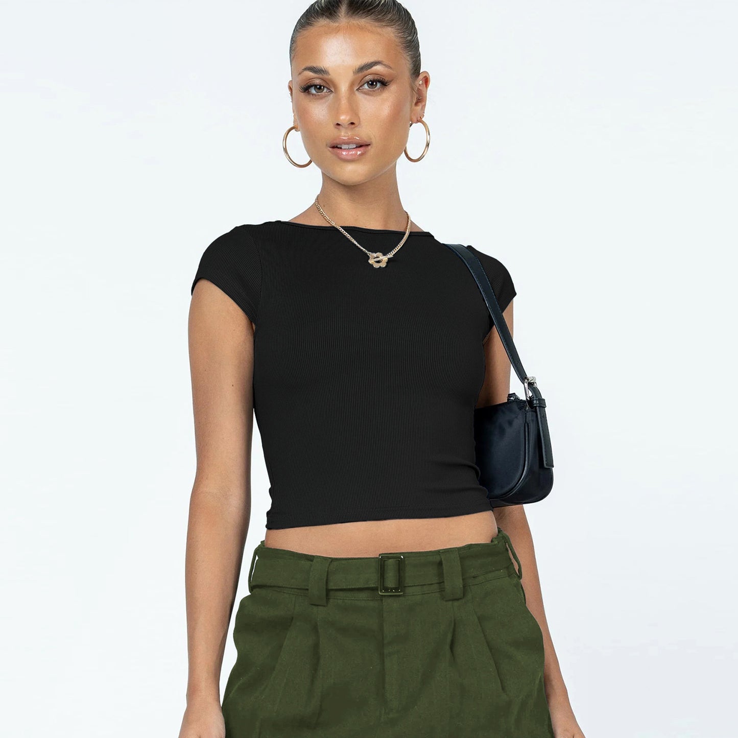 Summer Glow Crop Shirt