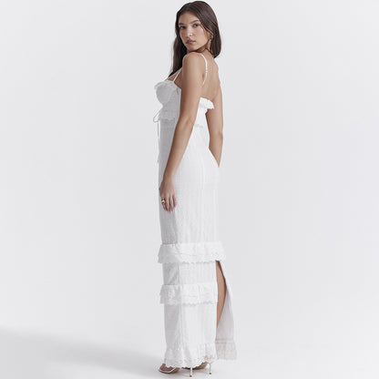 White Whisper Crochet Gown