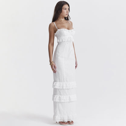 White Whisper Crochet Gown