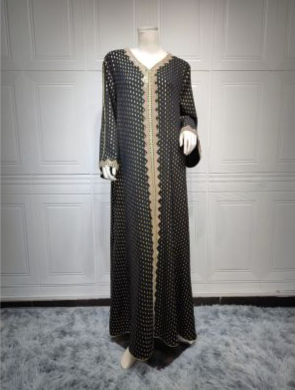 Summer Bronzing Emirati Gown