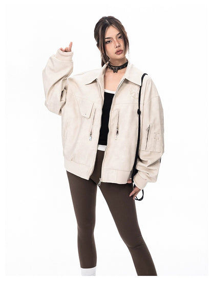 Loose And Handsome Hip Hop Versatile Jacket Cardigan