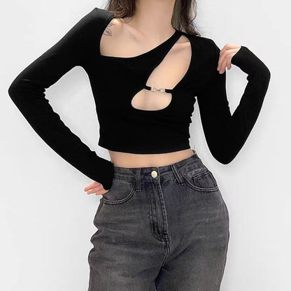 Hollow Out Crop Top