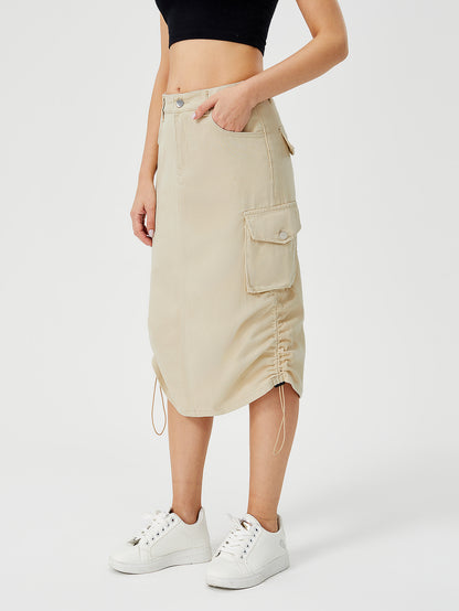 Cargo Long Skirt