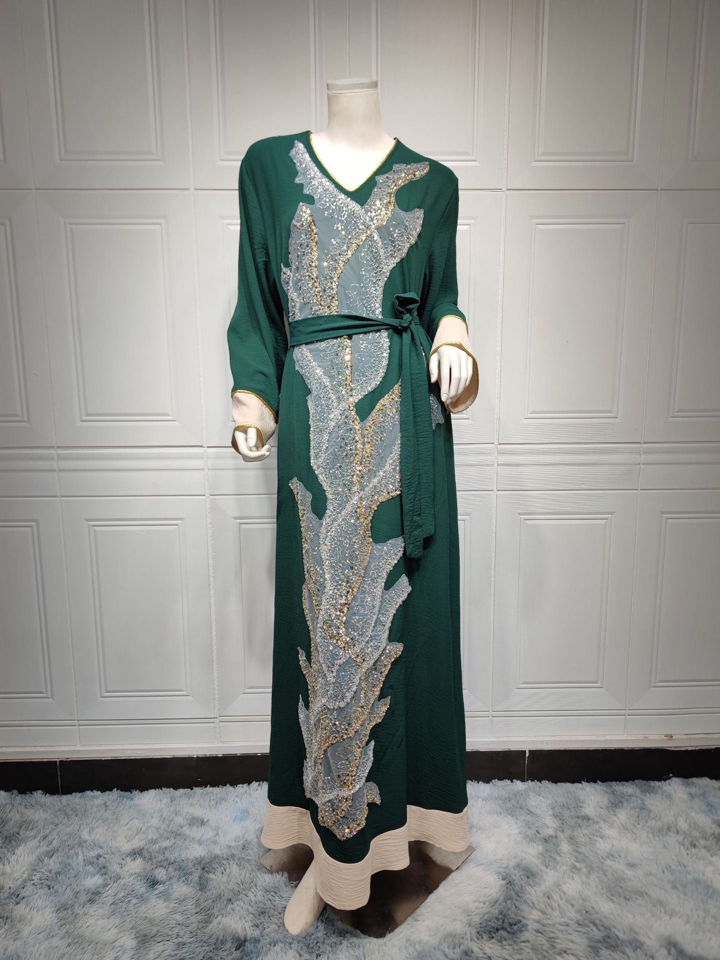 Arabic Robe Sequin Embroider