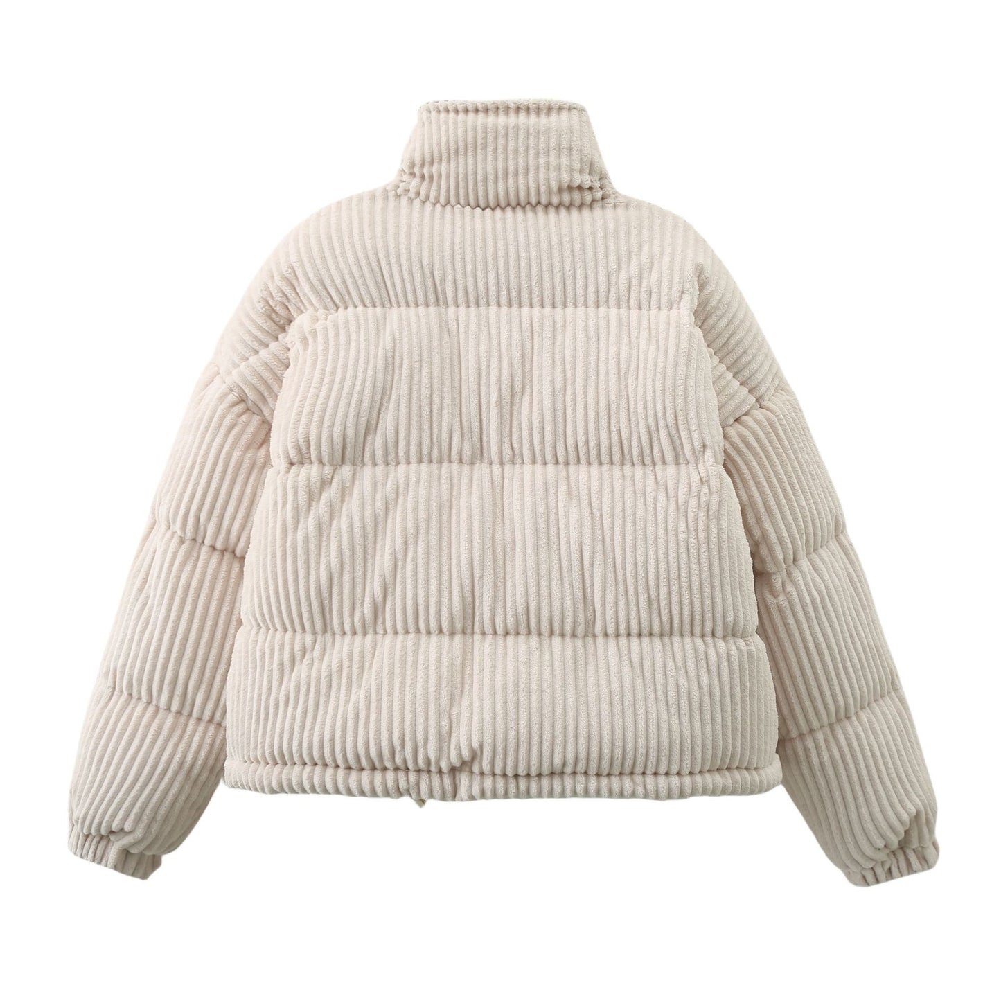 Warm Corduroy Puffer Jacket