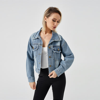 Denim Long Sleeve Jacket