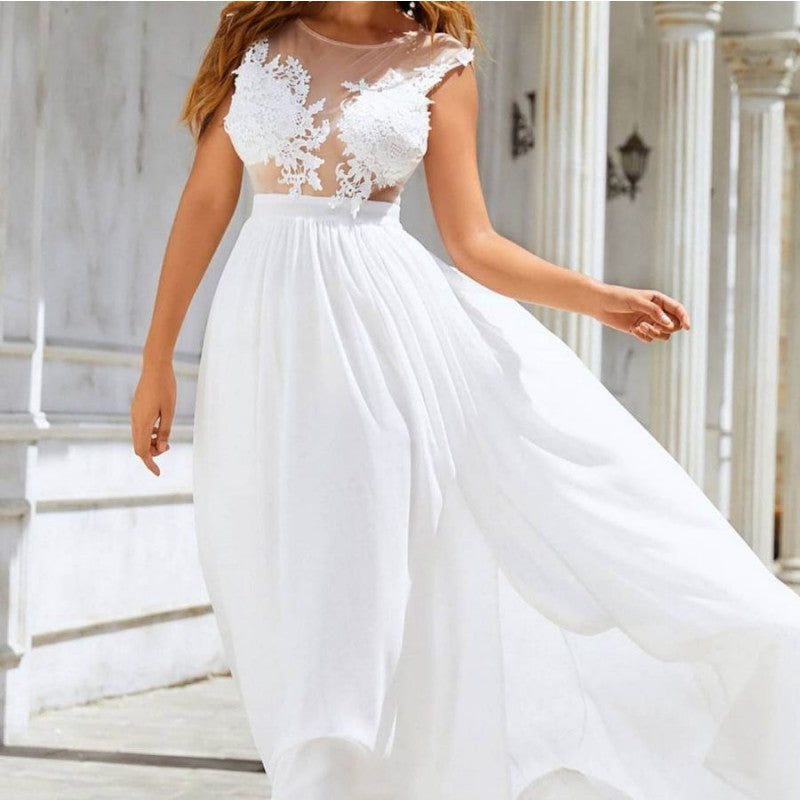 Enchanted Chiffon Lace Gown