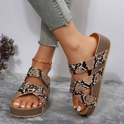 Cross Weave Chic Sandals