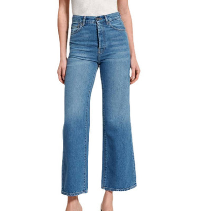 Loose High Waist Straight Retro Women's Jeans