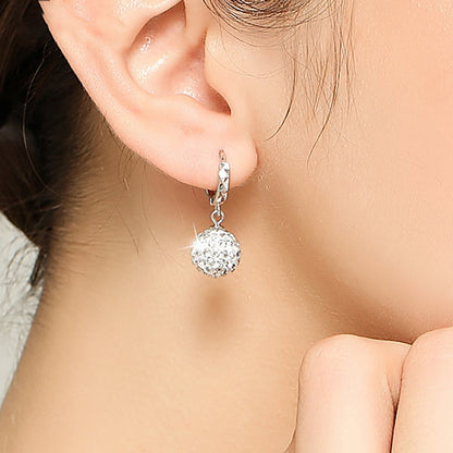 Geometrical Rhinestone Earrings