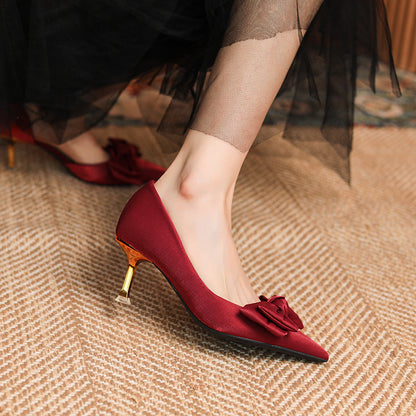 Elegant Edition Bowtie Heels