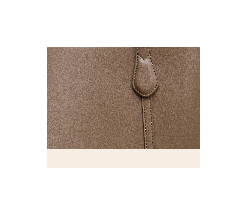 Glam Leather Shoulder Satchel