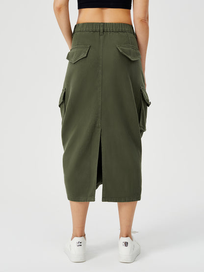 Cargo Long Skirt