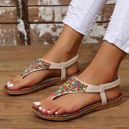 Bohemian Breeze Clip Sandals