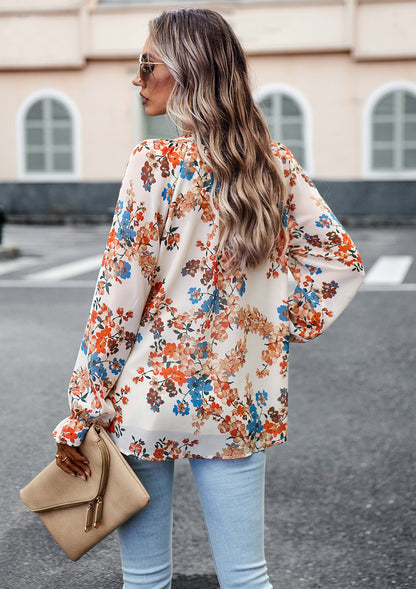 V Neck Long Sleeve Top