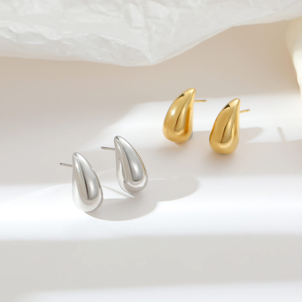 Glossy High-grade All-match Earrings