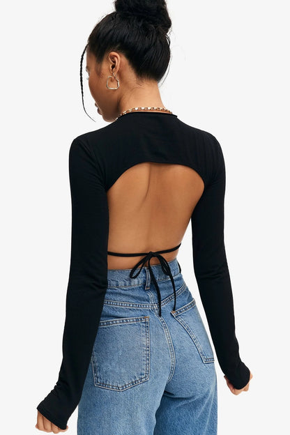 Chic Tie-Back Top