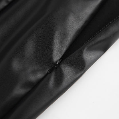 Midnight Muse Leather Skirt