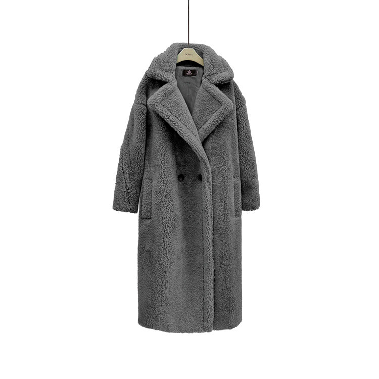 Plush Long Lamb Coat