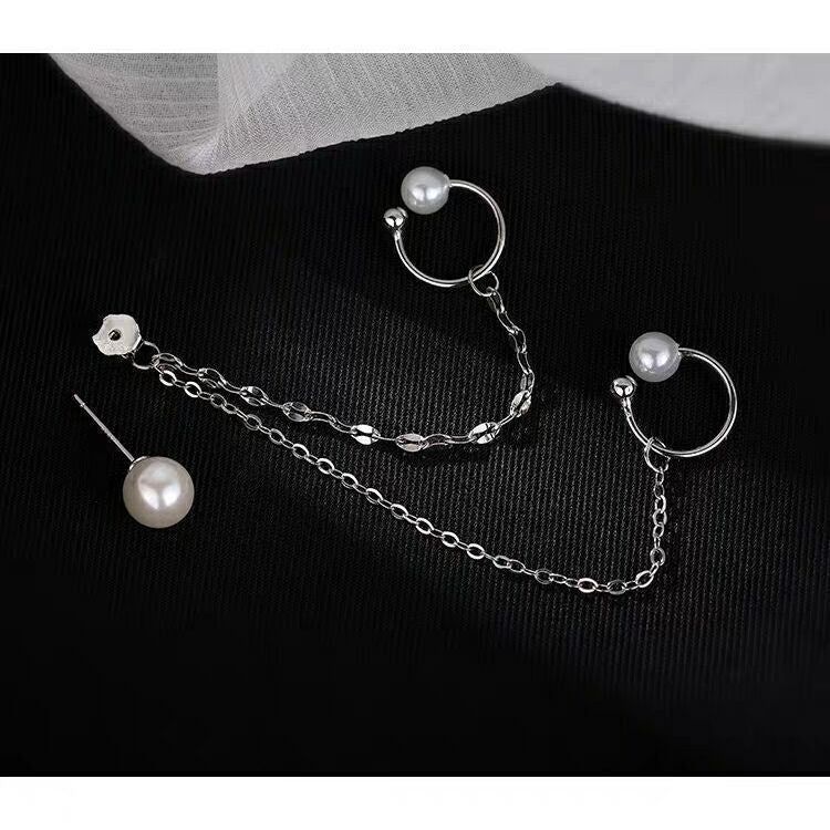 Women's High-quality Pearl Earrings Without Pierced Ears