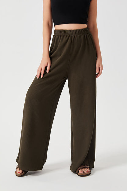 Loose Fit Wide Trousers