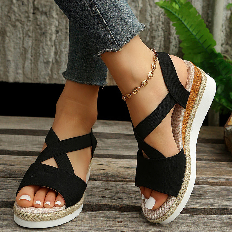 Strappy Summit Gladiator Platforms