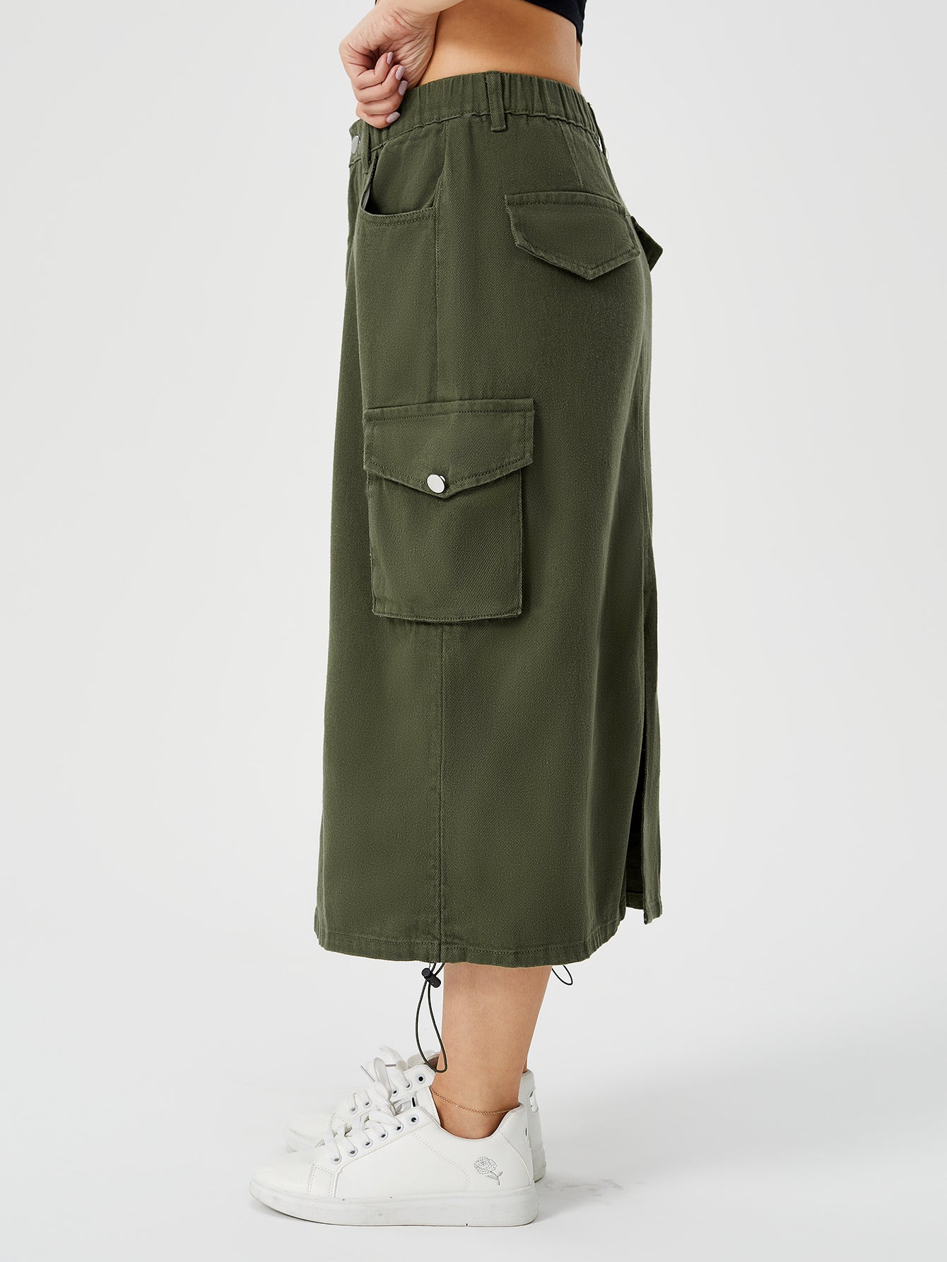 Cargo Long Skirt