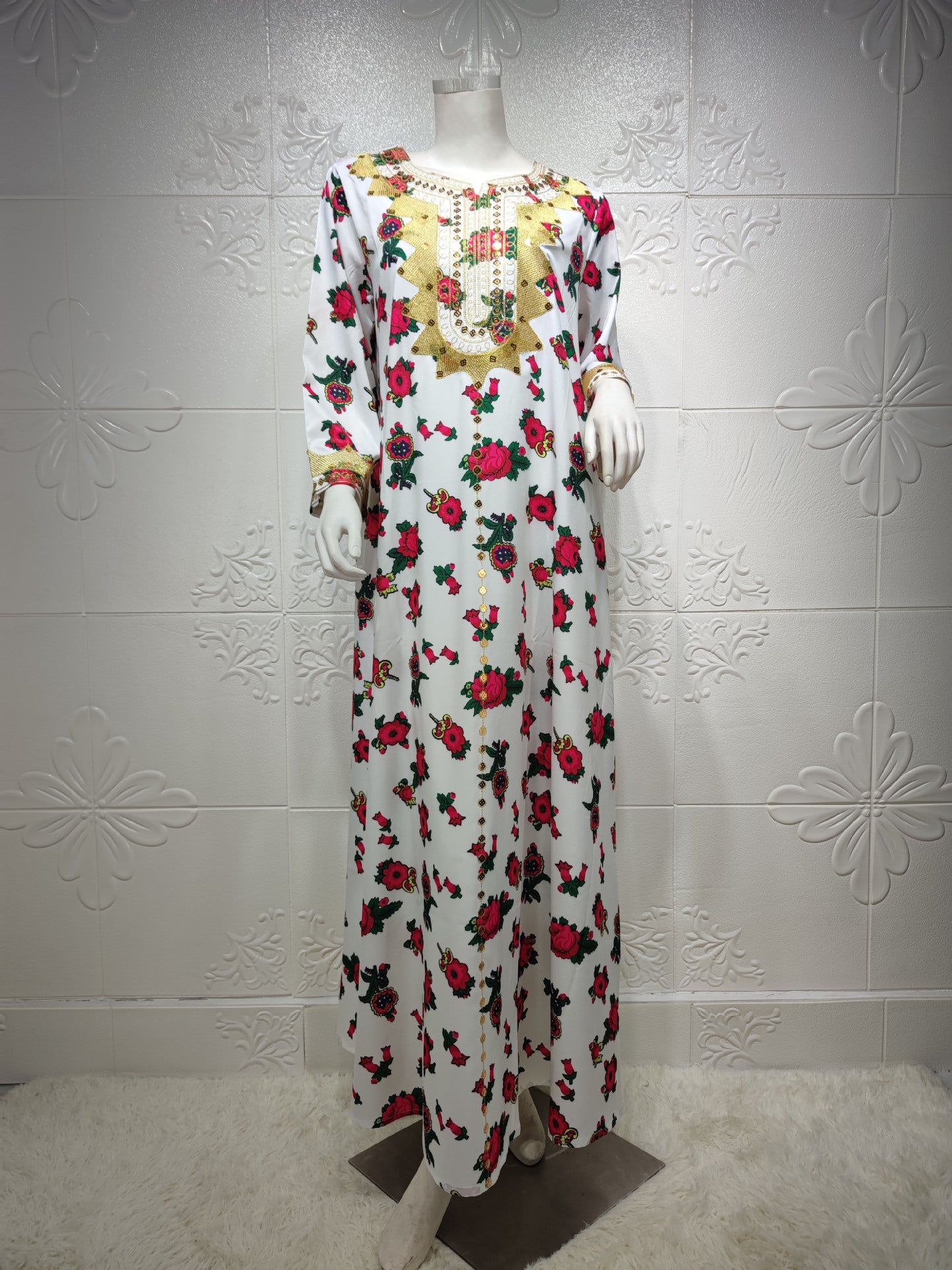 Patterned  Abaya