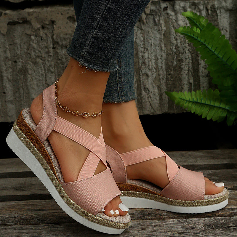 Strappy Summit Gladiator Platforms